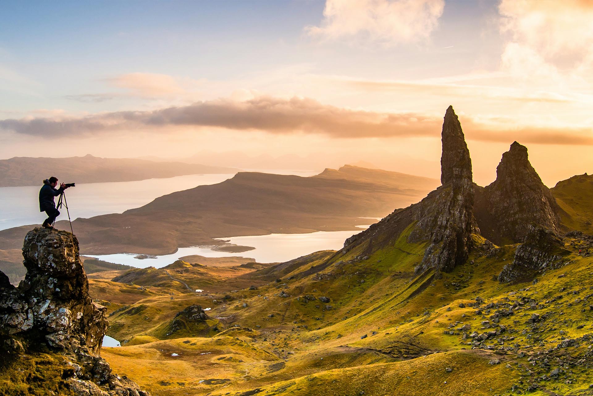 Photographing the Old Man of Storr